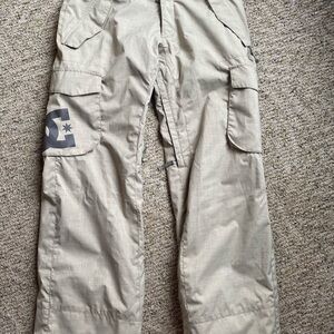DC snowboard pants snowpants Large tan and brown